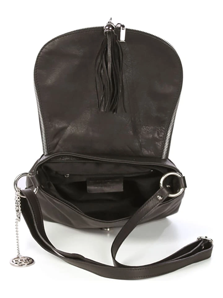 Leder-Umhängetasche "Bausan" In Schwarz - (B)27 X (H)20 X (T)5 Cm 4 Leder-Umhängetasche "Bausan" In Schwarz - (B)27 X (H)20 X (T)5 Cm – Bild 4