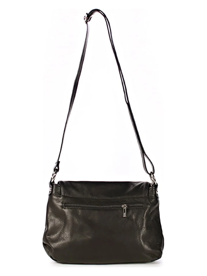 Leder-Umhängetasche "Bausan" In Schwarz - (B)27 X (H)20 X (T)5 Cm 5 Leder-Umhängetasche "Bausan" In Schwarz - (B)27 X (H)20 X (T)5 Cm – Bild 5