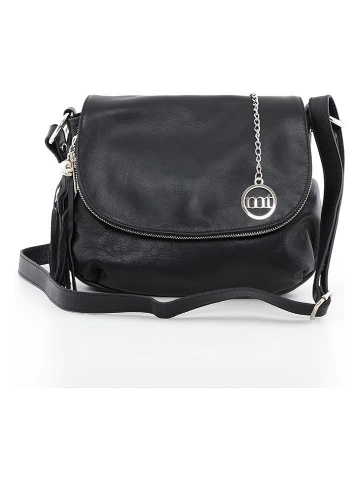 Leder-Umhängetasche "Bausan" In Schwarz - (B)27 X (H)20 X (T)5 Cm 1 Leder-Umhängetasche "Bausan" In Schwarz - (B)27 X (H)20 X (T)5 Cm