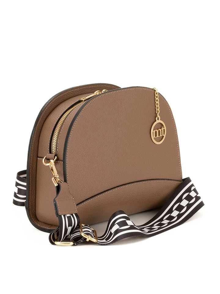 Leder-Umhängetasche "Marghera" In Taupe - (B)26 X (H)20 X (T)8 Cm 2 Leder-Umhängetasche "Marghera" In Taupe - (B)26 X (H)20 X (T)8 Cm – Bild 2