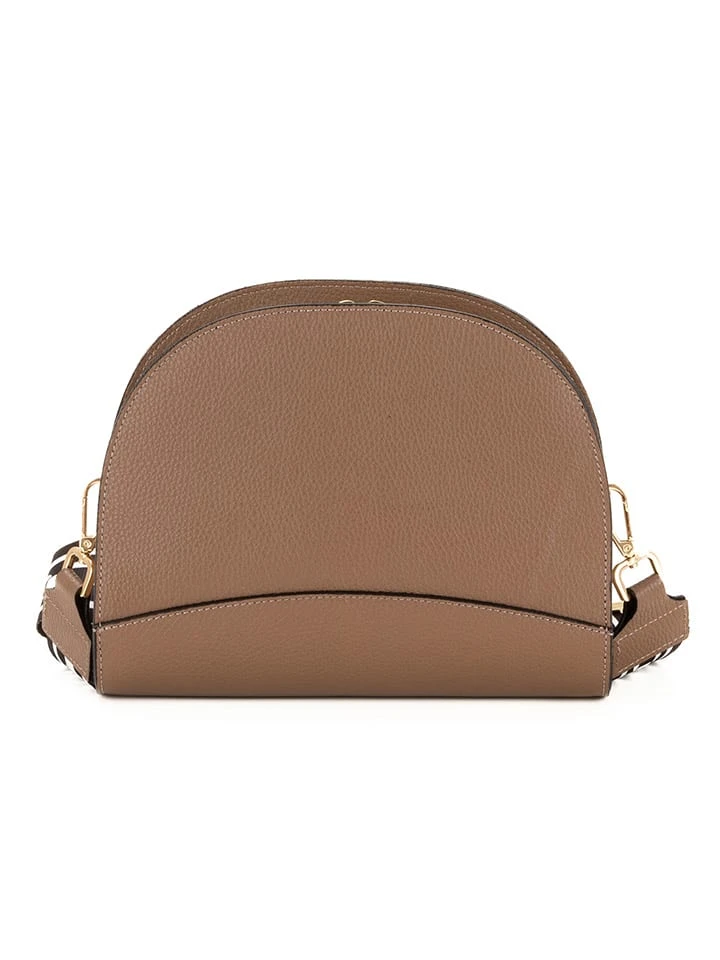 Leder-Umhängetasche "Marghera" In Taupe - (B)26 X (H)20 X (T)8 Cm 3 Leder-Umhängetasche "Marghera" In Taupe - (B)26 X (H)20 X (T)8 Cm – Bild 3