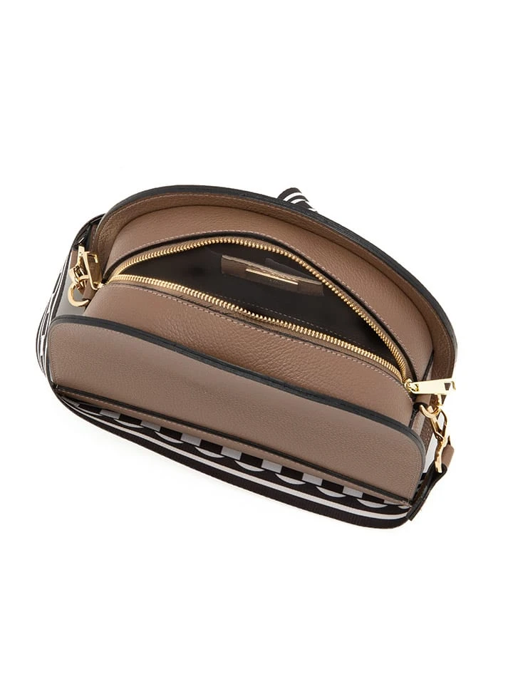 Leder-Umhängetasche "Marghera" In Taupe - (B)26 X (H)20 X (T)8 Cm 4 Leder-Umhängetasche "Marghera" In Taupe - (B)26 X (H)20 X (T)8 Cm – Bild 4