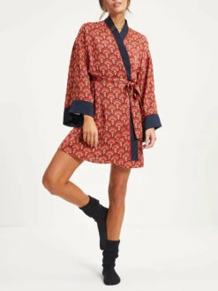 Kimono In Rot/ Bunt -Limango Verkäufe milan kiss kimono in rot bunt 1