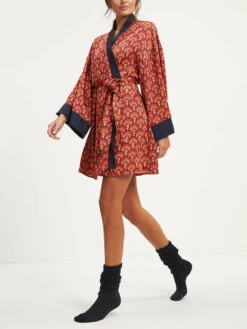 Kimono In Rot/ Bunt -Limango Verkäufe milan kiss kimono in rot bunt 2