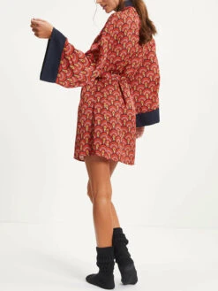 Kimono In Rot/ Bunt -Limango Verkäufe milan kiss kimono in rot bunt 5