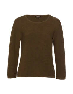 MORE&MORE Querripppullover In Oliv