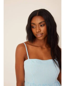 NA-KD Kleid In Hellblau/ Weiß -Limango Verkäufe na kd kleid in hellblau weiss 3