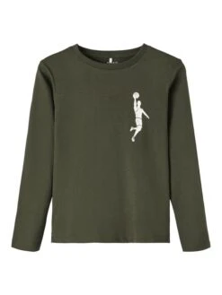 NAME IT Longsleeve "Odonus" In Khaki