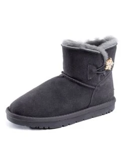 Leder-Winterboots "Beauty" In Grau -Limango Verkäufe nicebay leder winterboots beauty in grau 1
