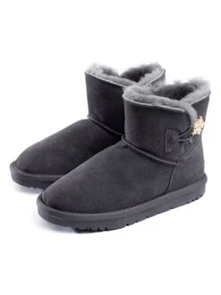 Leder-Winterboots "Beauty" In Grau -Limango Verkäufe nicebay leder winterboots beauty in grau 9