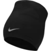Nike Performance Beanie Perf Uncuffed In Black-reflective Silv