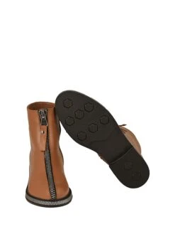 Leder-Boots In Hellbraun -Limango Verkäufe noosy leder boots in hellbraun 3