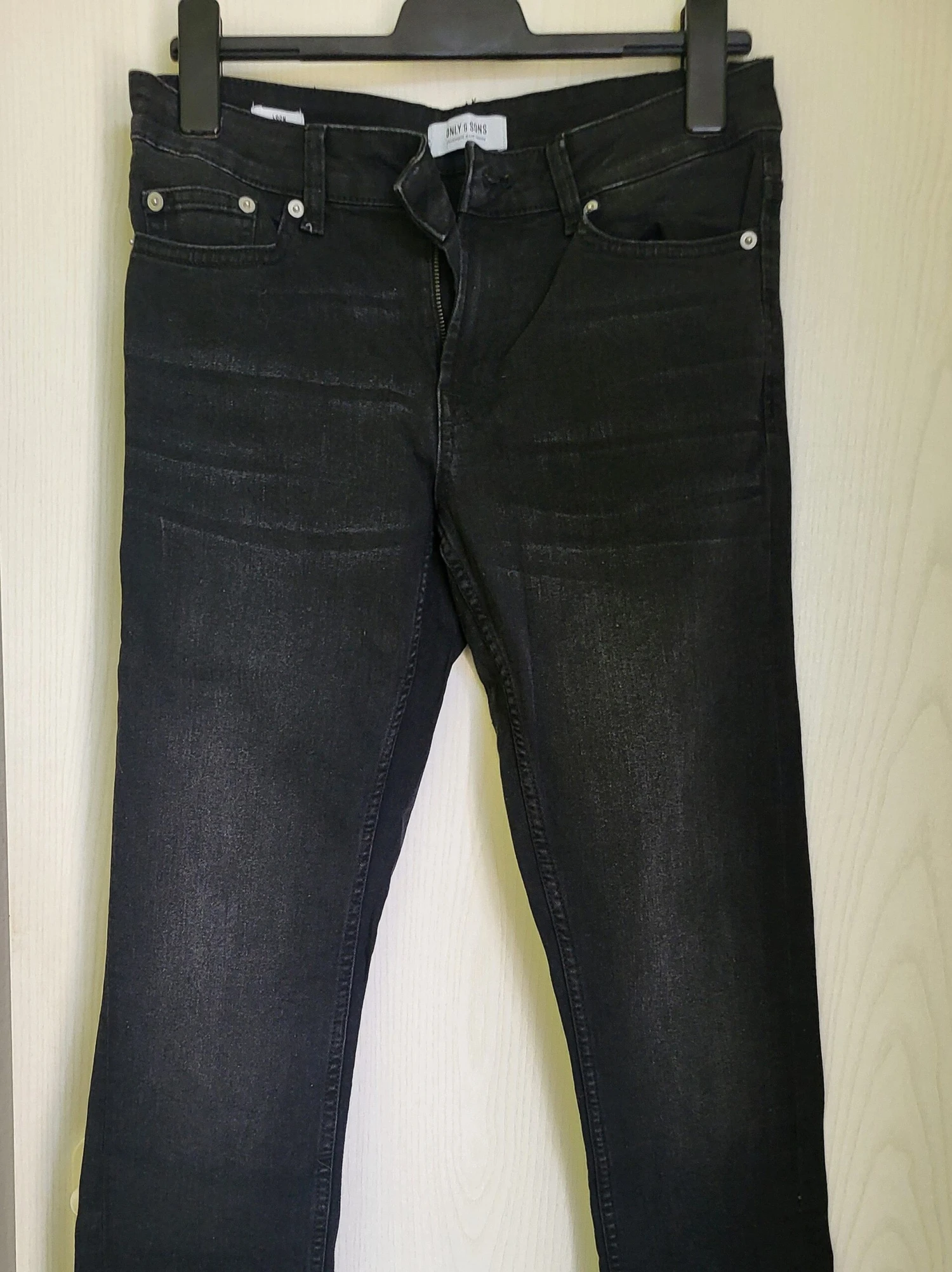 Only & Sons Slim Fit Jeans Basic Hose Stoned Washed Denim Pants ONSLOOM In Schwarz 1 Only & Sons Slim Fit Jeans Basic Hose Stoned Washed Denim Pants ONSLOOM In Schwarz