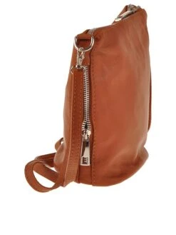 Leder-Umhängetasche "Ambly" In Cognac - (B)20 X (H)19 X (T)10 Cm -Limango Verkäufe ore10 leder umhangetasche ambly in cognac b 20 x h 19 x t 10 cm 2
