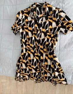 Hemd Kleid In Schwarz