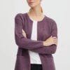 OXMO Cardigan In Lila