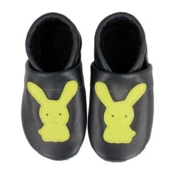 Hausschuhe / Lederpuschen Mit Hase In Blau / Apfelgrün -Limango Verkäufe pantau its a small world hausschuhe lederpuschen mit hase in blau apfelgrun 1