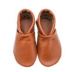 Hausschuhe / Lederpuschen Uni Orange -Limango Verkäufe pantau its a small world hausschuhe lederpuschen uni orange 2