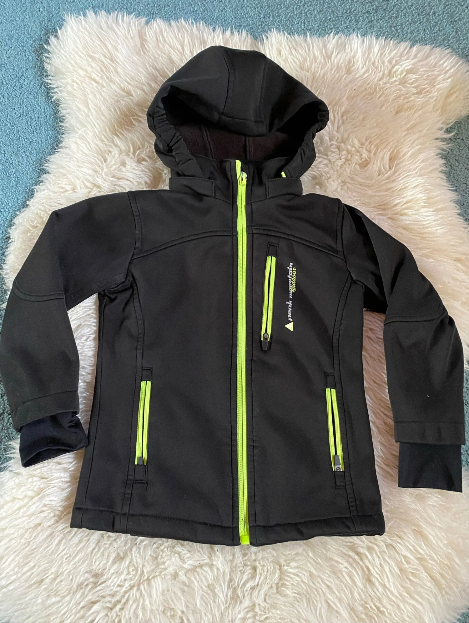 Softshelljacke "Fanne" In Schwarz/ Gelb 2 Softshelljacke "Fanne" In Schwarz/ Gelb – Bild 2