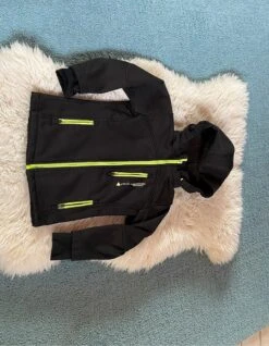 Softshelljacke "Fanne" In Schwarz/ Gelb