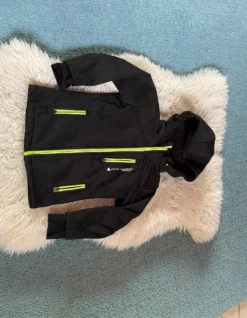 Softshelljacke "Fanne" In Schwarz/ Gelb