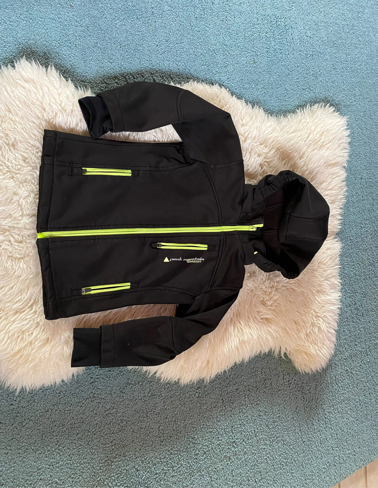 Softshelljacke "Fanne" In Schwarz/ Gelb 1 Softshelljacke "Fanne" In Schwarz/ Gelb