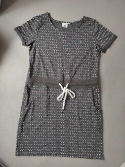 Sommerkleid L80023 In Midgrey Melange Graphic