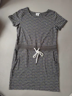 Sommerkleid L80023 In Midgrey Melange Graphic