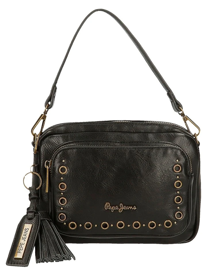 Pepe Jeans Henkeltasche In Schwarz - (B)21,5 X (H)15 X (T)5 Cm 2 Pepe Jeans Henkeltasche In Schwarz - (B)21,5 X (H)15 X (T)5 Cm – Bild 2