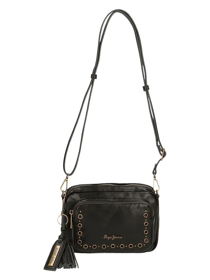 Pepe Jeans Henkeltasche In Schwarz - (B)21,5 X (H)15 X (T)5 Cm 1 Pepe Jeans Henkeltasche In Schwarz - (B)21,5 X (H)15 X (T)5 Cm