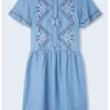 Pepe Jeans Kleid "Larrie" In Hellblau