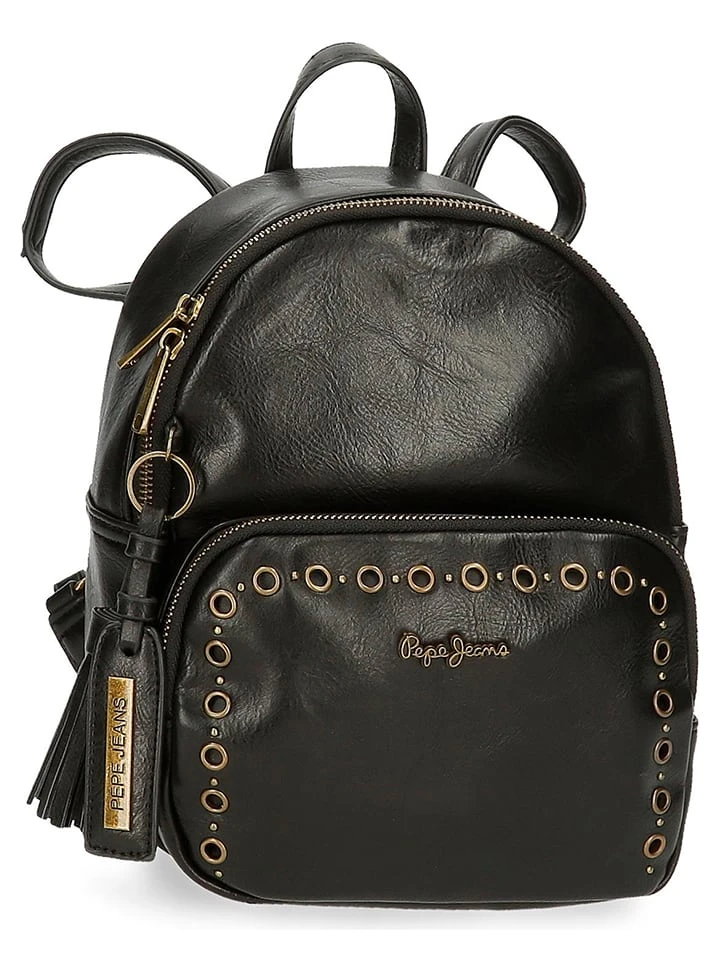 Pepe Jeans Rucksack In Schwarz - (B)20 X (H)25,5 X (T)10 Cm 1 Pepe Jeans Rucksack In Schwarz - (B)20 X (H)25,5 X (T)10 Cm