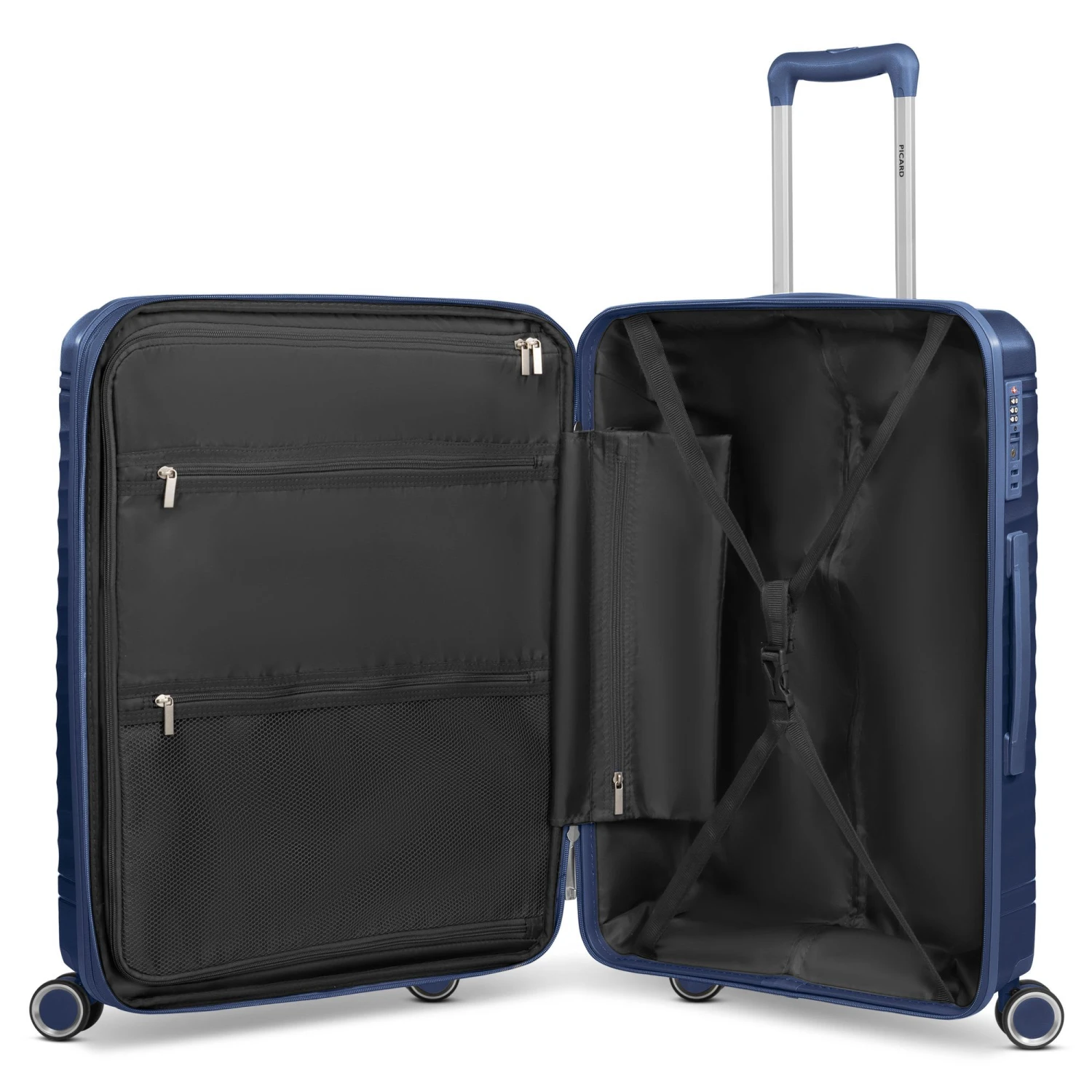 Picard Vienna 4 Rollen Kofferset 3-teilig Mit Dehnfalte In Navy Blue 7 Picard Vienna 4 Rollen Kofferset 3-teilig Mit Dehnfalte In Navy Blue – Bild 7