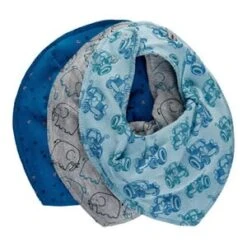 Pippi 3er-Pack Dreieckstücher Traktor Elefant In Mehrfarbig