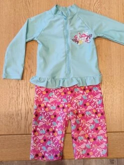 Playshoes Badeanzug In Türkis/ Pink