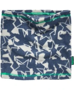 Playshoes Fleece-Schlauchschal Sterne Camouflage In Dunkelgrau