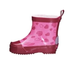 Playshoes Gummistiefel Halbschaft Herzchen In Pink