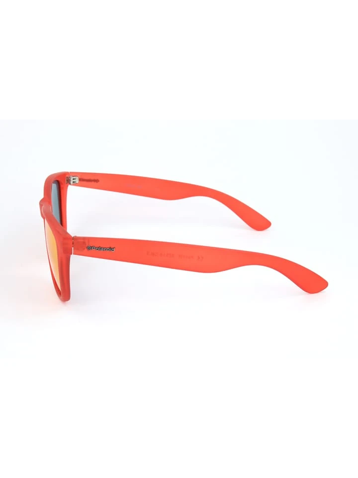 Polaroid Herren-Sonnenbrille In Rot/ Orange 3 Polaroid Herren-Sonnenbrille In Rot/ Orange – Bild 3