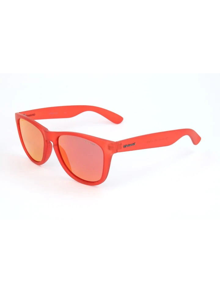 Polaroid Herren-Sonnenbrille In Rot/ Orange 1 Polaroid Herren-Sonnenbrille In Rot/ Orange