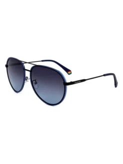 Polaroid Herren-Sonnenbrille In Schwarz/ Blau -Limango Verkäufe polaroid herren sonnenbrille in schwarz blau 1