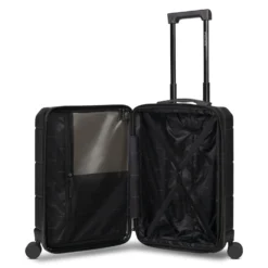 Police London 4 Rollen Kabinentrolley 55 Cm Laptopfach Mit Dehnfalte In Deep Black -Limango Verkäufe police london 4 rollen kabinentrolley 55 cm laptopfach mit dehnfalte in deep black 6