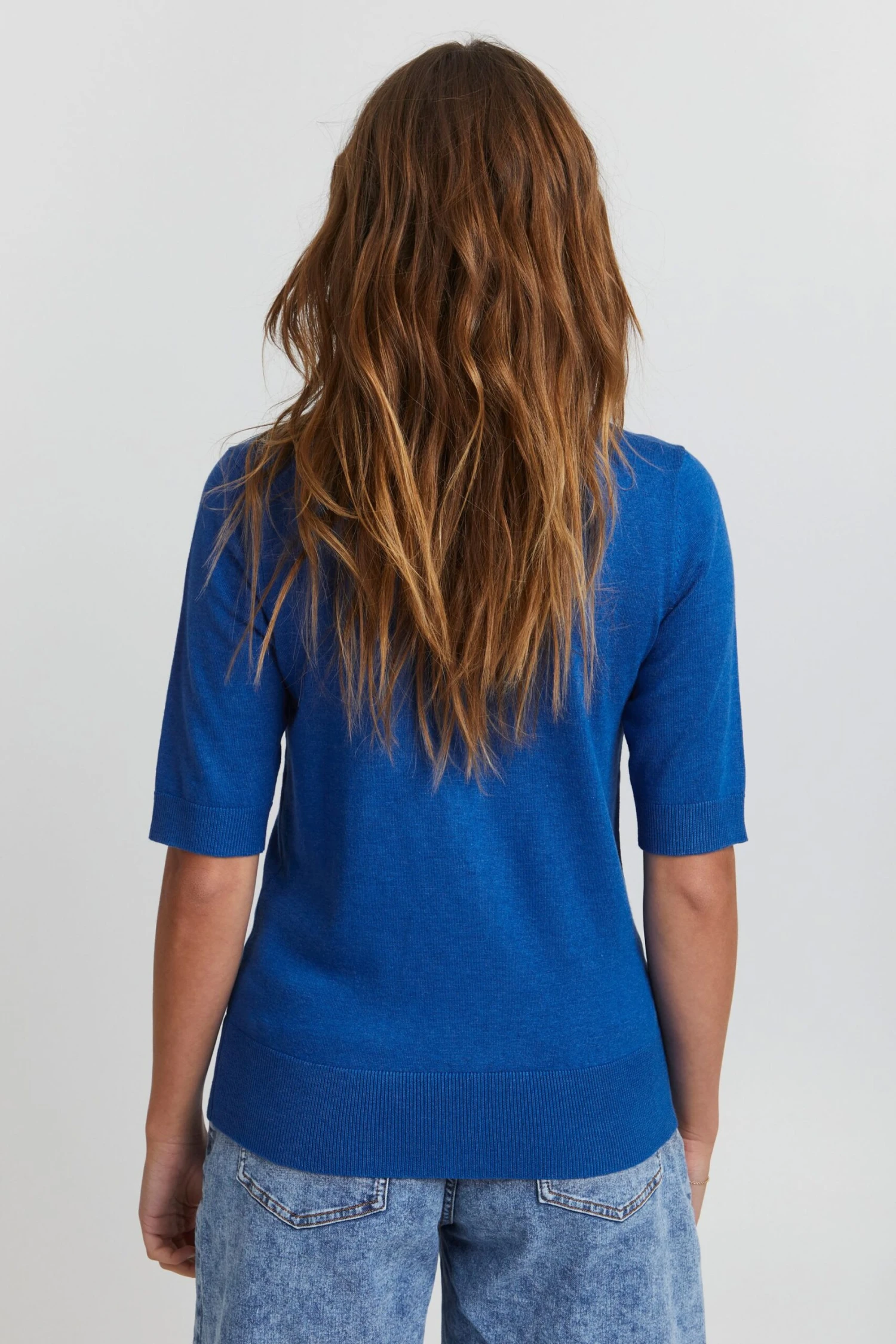 Cardigan In Blau 3 Cardigan In Blau – Bild 3