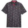 Puma Poloshirt "Cloudspun Paisley" In Anthrazit