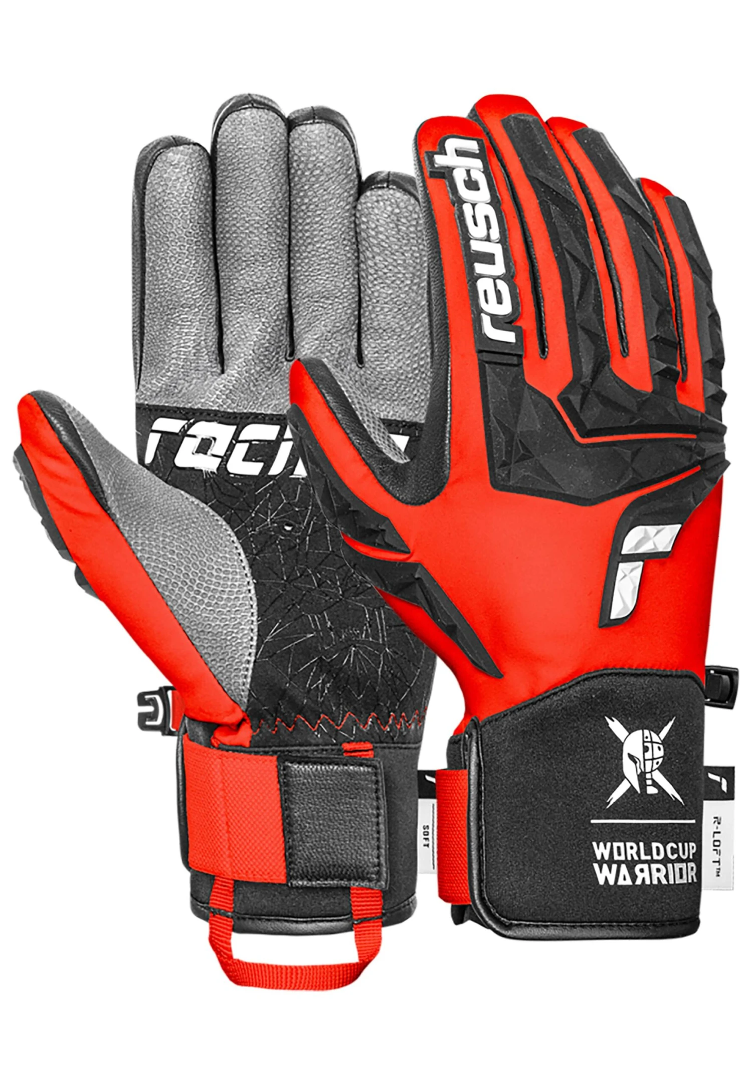 Fingerhandschuhe Reusch Ultra In 7809 Black / Fluo Red 1 Fingerhandschuhe Reusch Ultra In 7809 Black / Fluo Red