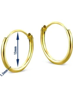 Gold-Creolen -Limango Verkäufe revoni gold creolen 1