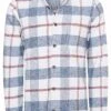 Holzfäller Flanell Hemd In Ecru / Navy