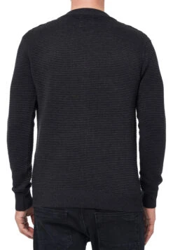 Strick Jacke Mit Reißverschluss Im Ripp-Design In Anthrazit -Limango Verkäufe rusty neal strick jacke mit reissverschluss im ripp design in anthrazit 3