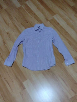 Seidensticker Hemd - Slim Fit - In Lila/ Weiß