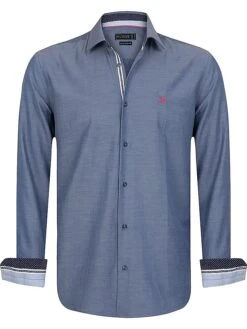 Hemd "Scramble" - Regular Fit - In Blau -Limango Verkäufe sir raymond tailor hemd scramble regular fit in blau 3