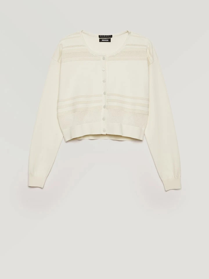 Sisley Cardigan In Creme 1 Sisley Cardigan In Creme